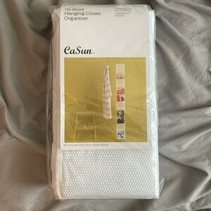 NWOT Closet Hanging Organizer 10-Shelves